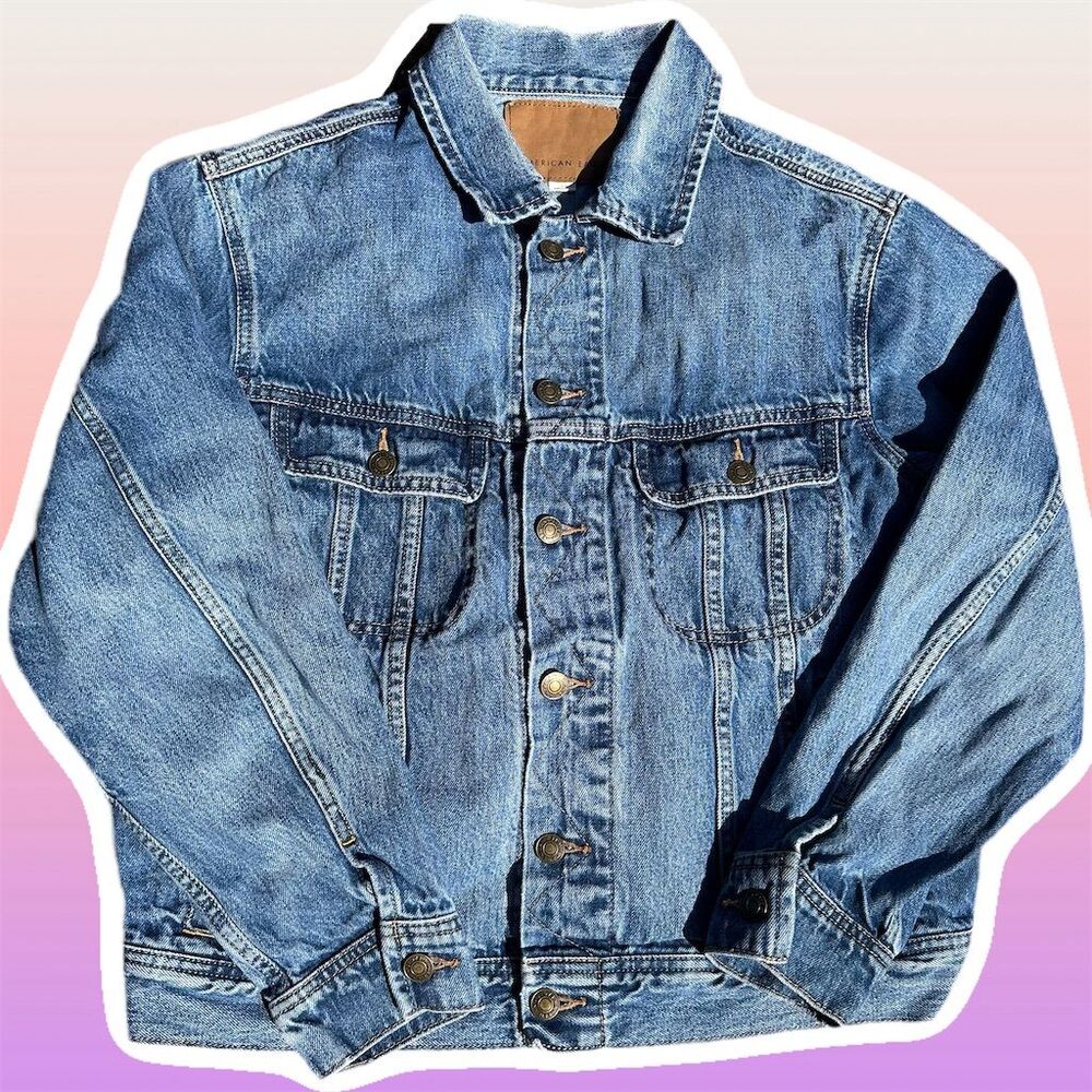 American Eagle Denim Jacket - Classic & Comfortable